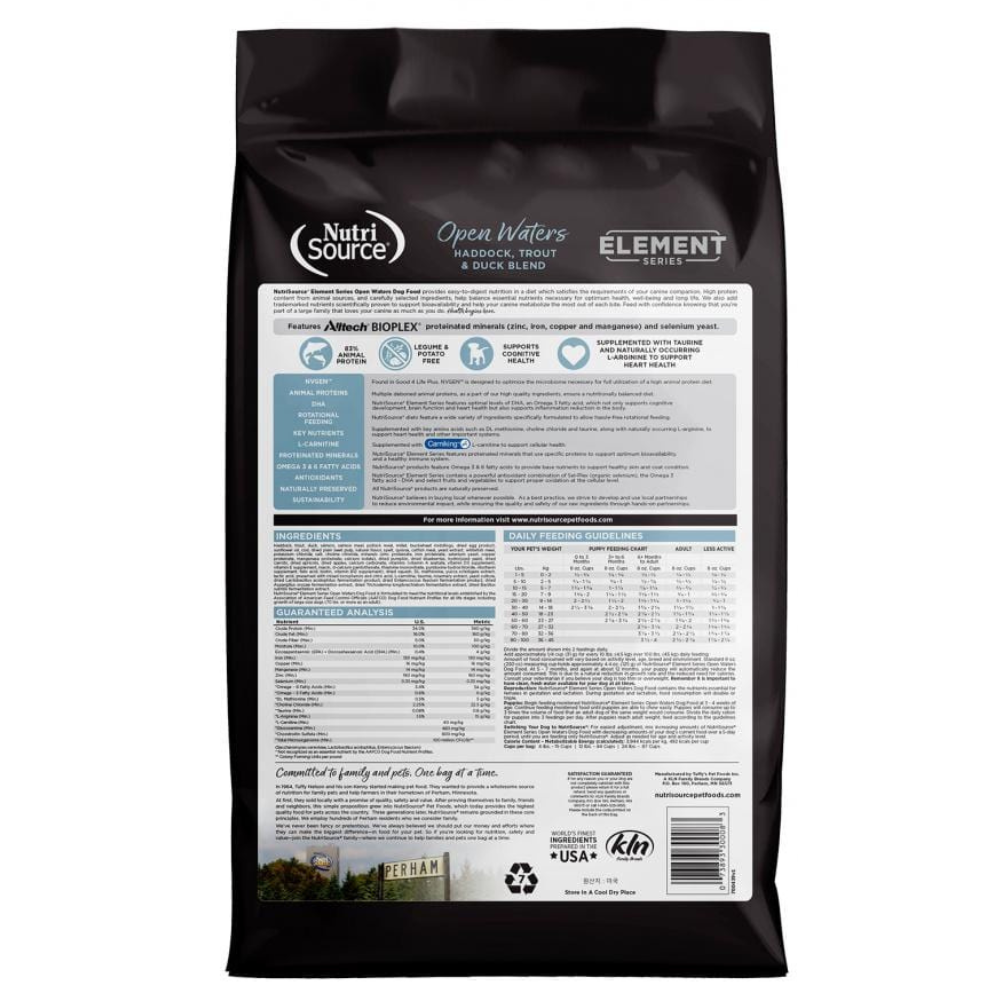 Nutri Source Element - Wildlands 4lbs / 12lbs